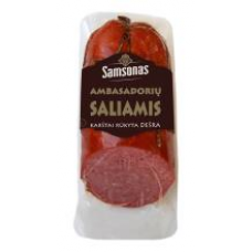 Samsonas - Ambasadoriu Salamis Hot Smoked Sausage kg (~500g)