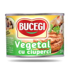 Scandia - Bucegi Vegetarian Pate with Mushrooms / Pasta Vegetala Tartinabila cu Ciuperci 200g EO