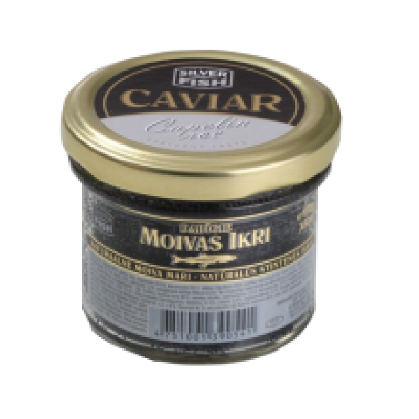Silver Fish - Capeline Caviar Black Glass 100g