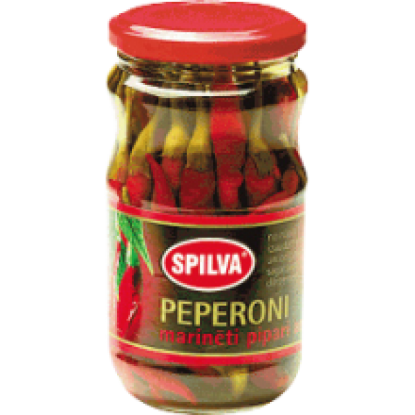 Spilva - Peperoni Hot Peppers 330g