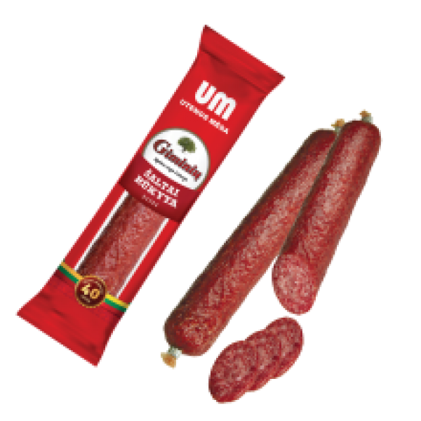 Utenos Mesa - Giminiu Cold Smoked Sausage 200g