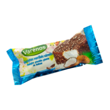 Varenos Pienelis - Glazed Curd Cheese Bar with Coconut 40g