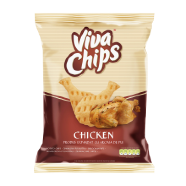 Viva - Chicken Flavour Crisps / Viva Chips Pui 100g
